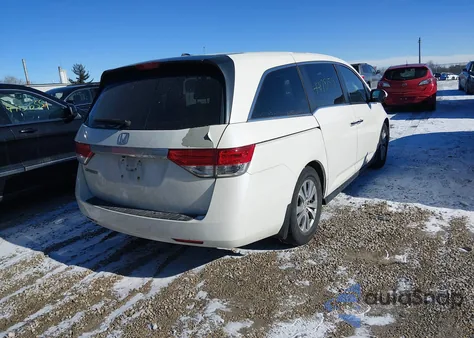 2014 Honda Odyssey Ex-L from USA, damaged, VIN 5FNRL5H62EB064098